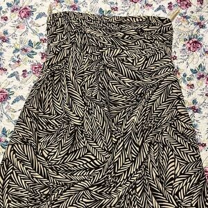 Banana Republic strapless silk dress size 6